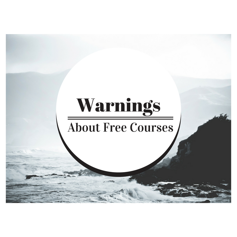 Warnings About Free Courses